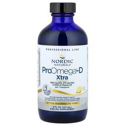 노르딕 네츄럴 프로페셔날 Nordic Naturals, ProOmega®-D Xtra, 맛있는 레몬 맛, 237ml(8fl oz)