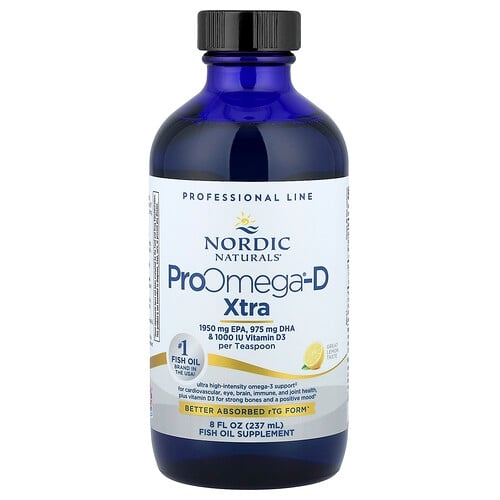 노르딕 네츄럴 프로페셔날 Nordic Naturals, ProOmega®-D Xtra, 맛있는 레몬 맛, 237ml(8fl oz) 상세 이미지