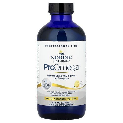 노르딕 네츄럴 프로페셔날 Nordic Naturals, ProOmega®, 레몬, 2,840mg, 237ml(8fl oz) 상세 이미지