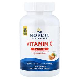 노르딕 네츄럴 프로페셔날 Nordic Naturals, 비타민C 구미젤리, 귤 맛, 구미젤리 120개(구미젤리 1개당 125mg)