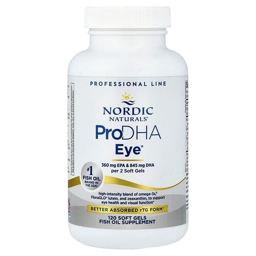 노르딕 네츄럴 프로페셔날 Nordic Naturals, ProDHA Eye®, 소프트젤 120정 상세 이미지
