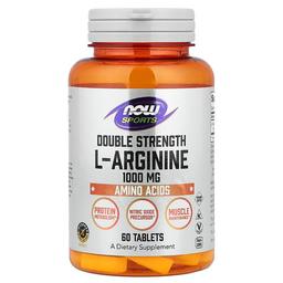 나우푸드 NOW Foods, l-알지닌, 1,000mg, 60정
