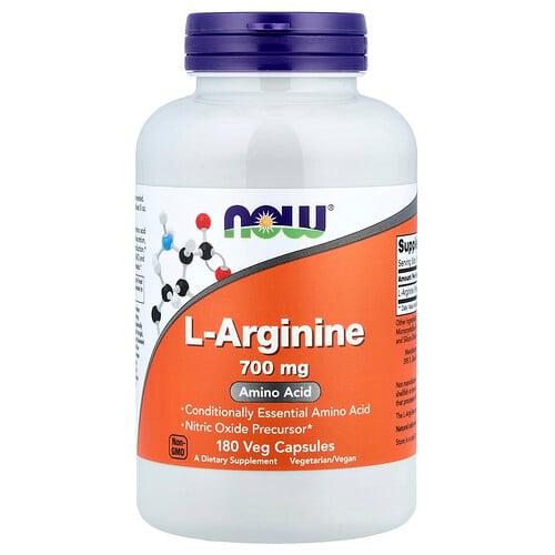 나우푸드 NOW Foods, L-아르기닌, 700mg, 베지 캡슐 180정 상품 이미지
