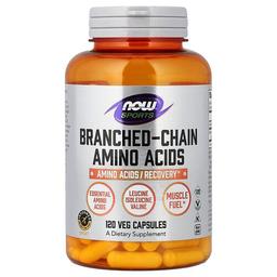 나우푸드 NOW Foods, Sports, 분지사슬아미노산, 베지 캡슐 120정(캡슐 1정당 650mg)