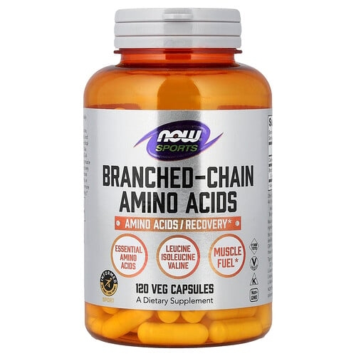 나우푸드 NOW Foods, Sports, 분지사슬아미노산, 베지 캡슐 120정(캡슐 1정당 650mg) 상세 이미지