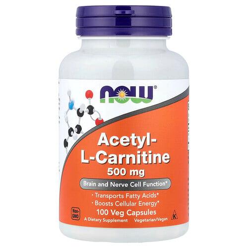 나우푸드 NOW Foods, 아세틸-l-카르니틴, 500mg, 베지 캡슐 100정 상품 이미지
