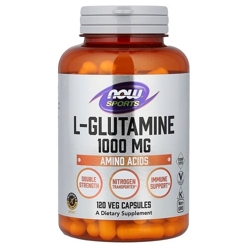 나우푸드 NOW Foods, 스포츠, L-글루타민, 1,000mg, 베지 캡슐 120정 상세 이미지
