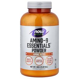 나우푸드 NOW Foods, Sports, Amino-9 Essentials™ 분말, 330g(11.64oz)