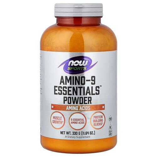 나우푸드 NOW Foods, Sports, Amino-9 Essentials™ 분말, 330g(11.64oz) 상품 이미지