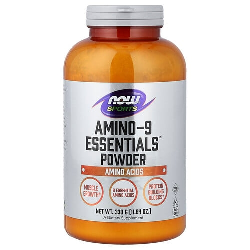 나우푸드 NOW Foods, Sports, Amino-9 Essentials™ 분말, 330g(11.64oz) 상세 이미지