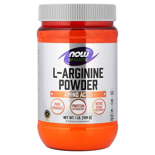 나우푸드 NOW Foods, L-아르기닌 파우더, 1 lb (454 g) 상세 이미지