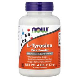 나우푸드 NOW Foods, L-티로신 순수 분말, 113g(4oz)