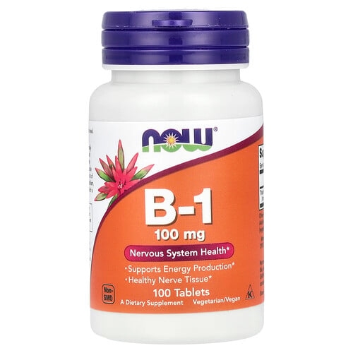 나우푸드 NOW Foods, B-1, 100mg, 100정 상세 이미지