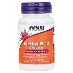 나우푸드 NOW Foods, 메틸 B-12, 사탕 정제 120정