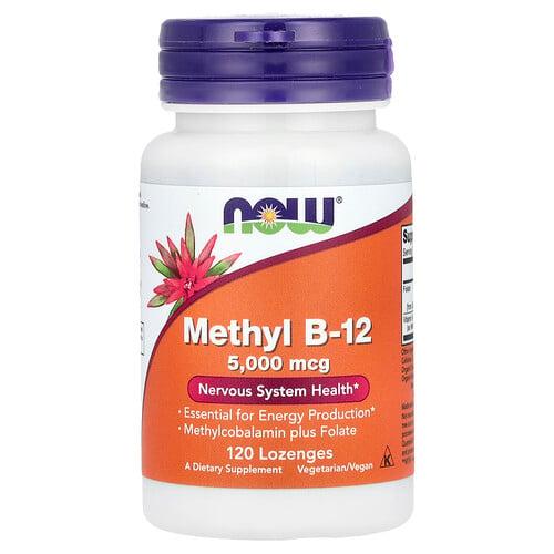 나우푸드 NOW Foods, 메틸 B-12, 사탕 정제 120정 상품 이미지