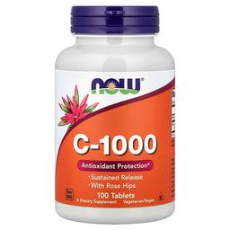 나우푸드 NOW Foods, C-1000, 로즈힙 함유, 100정