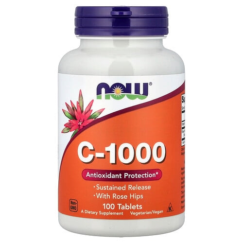 나우푸드 NOW Foods, C-1000, 로즈힙 함유, 100정 상세 이미지