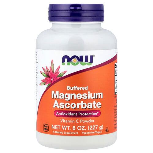 나우푸드 NOW Foods, 순수 성분, 완충형, 마그네슘 아스코르브산염, 비타민C 분말, 227g(8oz) 상품 이미지