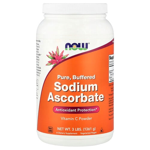 나우푸드 NOW Foods, 아스코르브산 나트륨 분말, 1,361g(3lbs) 상세 이미지