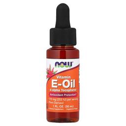 나우푸드 NOW Foods, 비타민E-오일, 항산화 보호, 30ml(1fl oz)