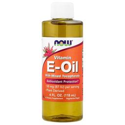 나우푸드 NOW Foods, 혼합 토코페롤 함유 비타민E-오일, 58mg(87IU), 118ml(4fl oz)