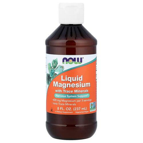 나우푸드 NOW Foods, 액체 마그네슘과 미량 미네랄, 8 fl oz (237 ml) 상품 이미지
