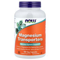 나우푸드 NOW Foods, 마그네슘 트랜스포터, 베지 캡슐 180정(캡슐 1정당 120mg)