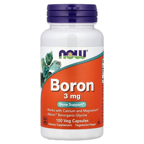 나우푸드 NOW Foods, 붕소, 3mg, 베지 캡슐 100정 상세 이미지