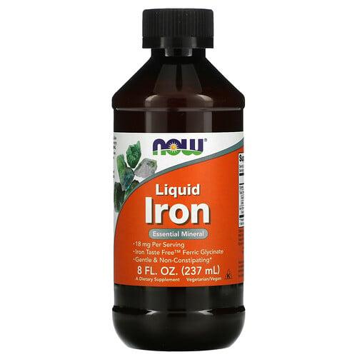 나우푸드 NOW Foods, 액상 철분, 18mg, 237ml(8fl oz) 상품 이미지