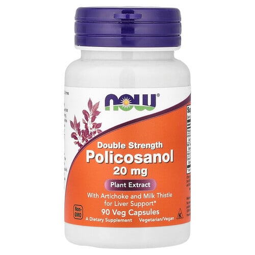 나우푸드 NOW Foods, 폴리코사놀, 20mg, 베지 캡슐 90정 상세 이미지