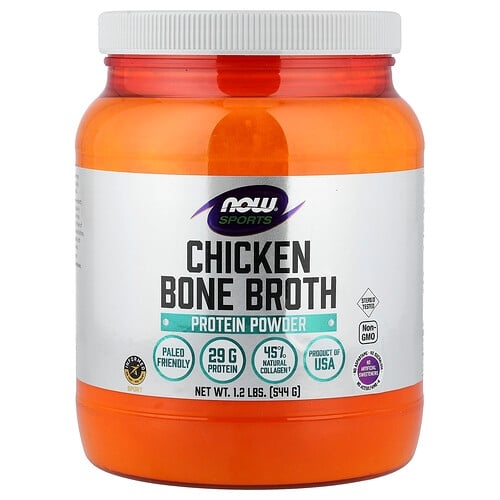 나우푸드 NOW Foods, 닭 뼈 육수 프로틴 파우더, 544g(1.2lbs) 상세 이미지
