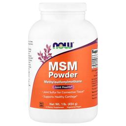 나우푸드 NOW Foods, MSM 분말, 454g(1lb)