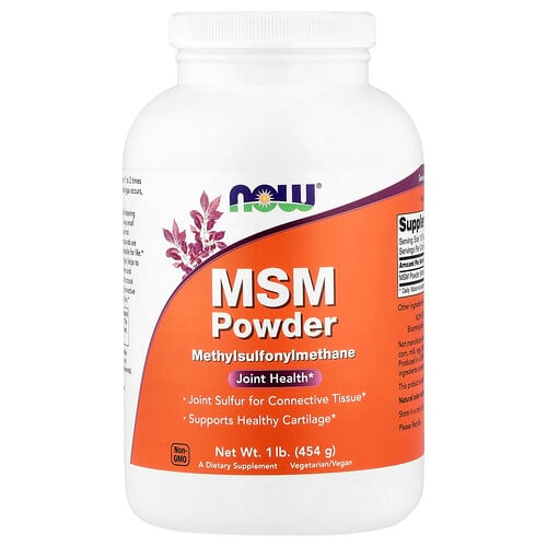 나우푸드 NOW Foods, MSM 분말, 454g(1lb) 상세 이미지