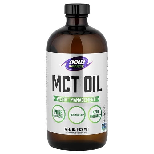 나우푸드 NOW Foods, Sports, MCT 오일, 무맛, 473ml(16fl oz) 상세 이미지
