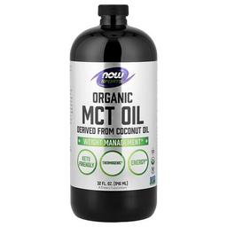 나우푸드 NOW Foods, 스포츠, 유기농 MCT 오일, 946ml(32fl oz)