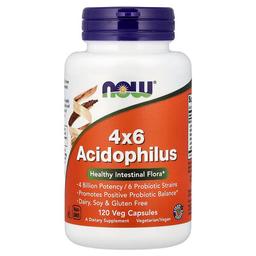 나우푸드 NOW Foods, 4x6 유산균 120 베지 캡슐