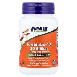 나우푸드 NOW Foods, Probiotic-10™ 250억, 베지 캡슐 50정