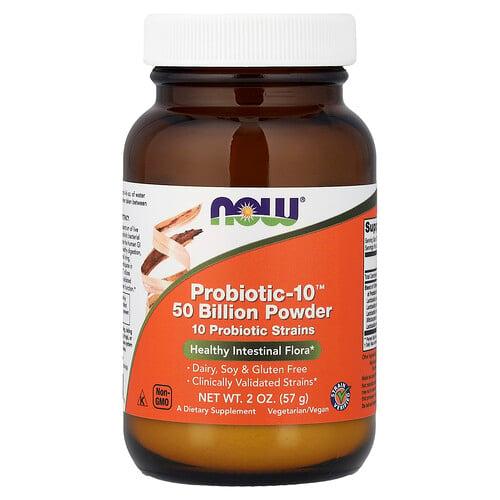나우푸드 NOW Foods, 프로바이오틱-10 분말, 57g(2oz) 상품 이미지