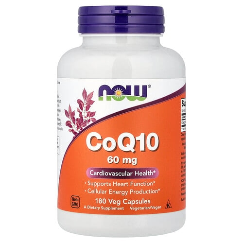 나우푸드 NOW Foods, CoQ10, 60mg, 베지 캡슐 180정 상세 이미지