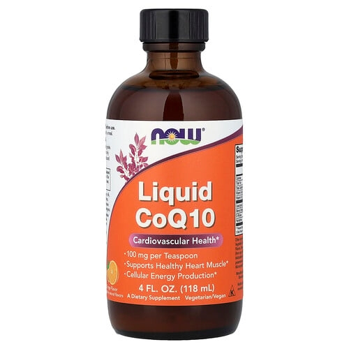 나우푸드 NOW Foods, 액상 CoQ10, 오렌지, 118ml(4fl oz) 상세 이미지