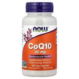 나우푸드 NOW Foods, CoQ10, 30 mg, 120 베지 캡슐