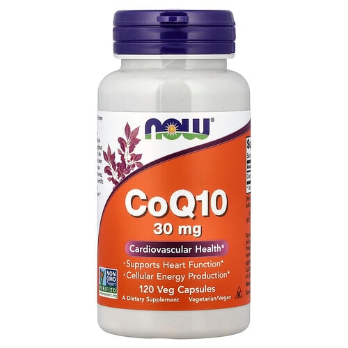나우푸드 NOW Foods, CoQ10, 30 mg, 120 베지 캡슐 상세 이미지