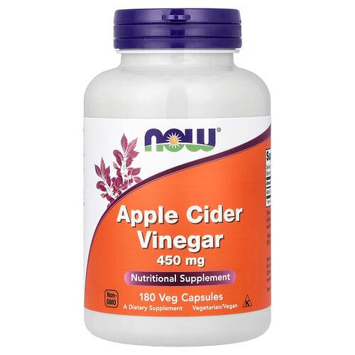 나우푸드 NOW Foods, 애플 사이다 식초, 450mg, 베지 캡슐 180정 상품 이미지