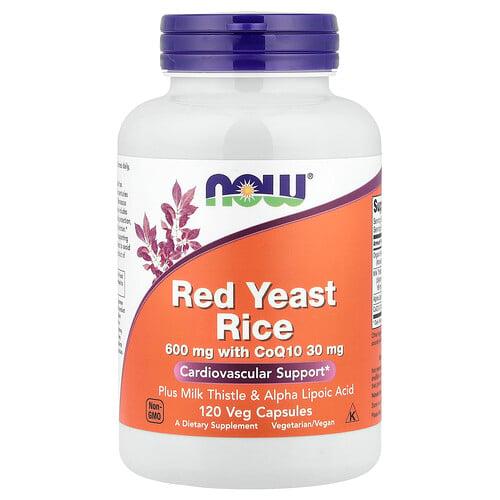 나우푸드 NOW Foods, 홍국(Red Yeast Rice), 120 베지 캡슐 상품 이미지