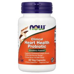 나우푸드 NOW Foods, 심장 건강 증진 임상 프로바이오틱, 베지 캡슐 60정(캡슐 1정당 117mg)