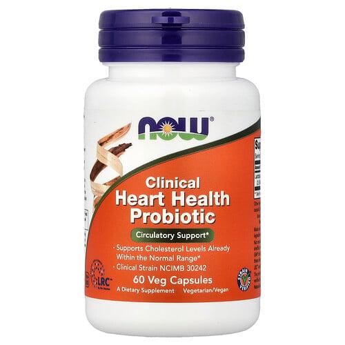 나우푸드 NOW Foods, 심장 건강 증진 임상 프로바이오틱, 베지 캡슐 60정(캡슐 1정당 117mg) 상품 이미지