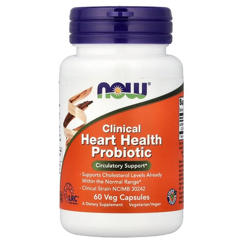 나우푸드 NOW Foods, 심장 건강 증진 임상 프로바이오틱, 베지 캡슐 60정(캡슐 1정당 117mg) 상세 이미지