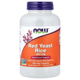 나우푸드 NOW Foods, 홍국, 600mg, 베지 캡슐 240정