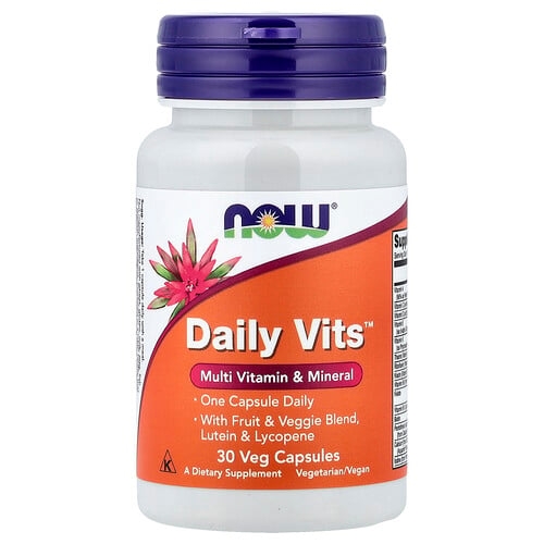 나우푸드 NOW Foods, Daily Vits™, 베지 캡슐 30정 상세 이미지