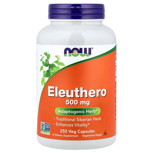 나우푸드 NOW Foods, 가시오갈피, 500mg, 베지 캡슐 250정 상세 이미지
